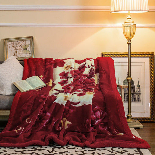 Cozy Dorm Room Throw Blanket and Sheet