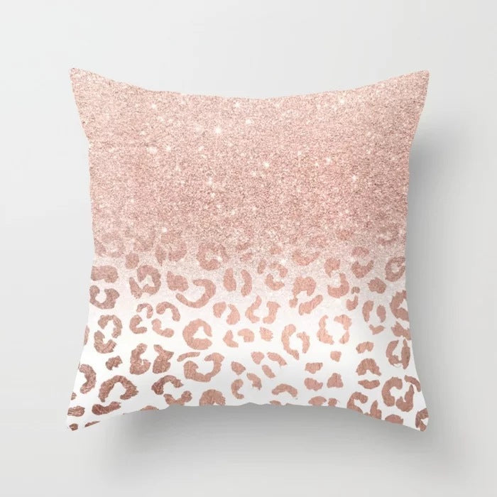 Soft Pink Decorative Cushion Cover