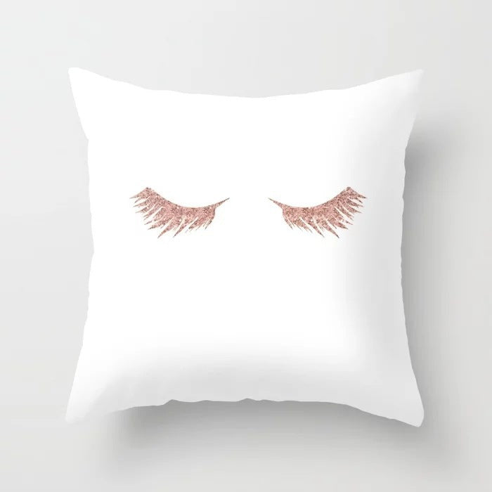 Soft Pink Decorative Cushion Cover