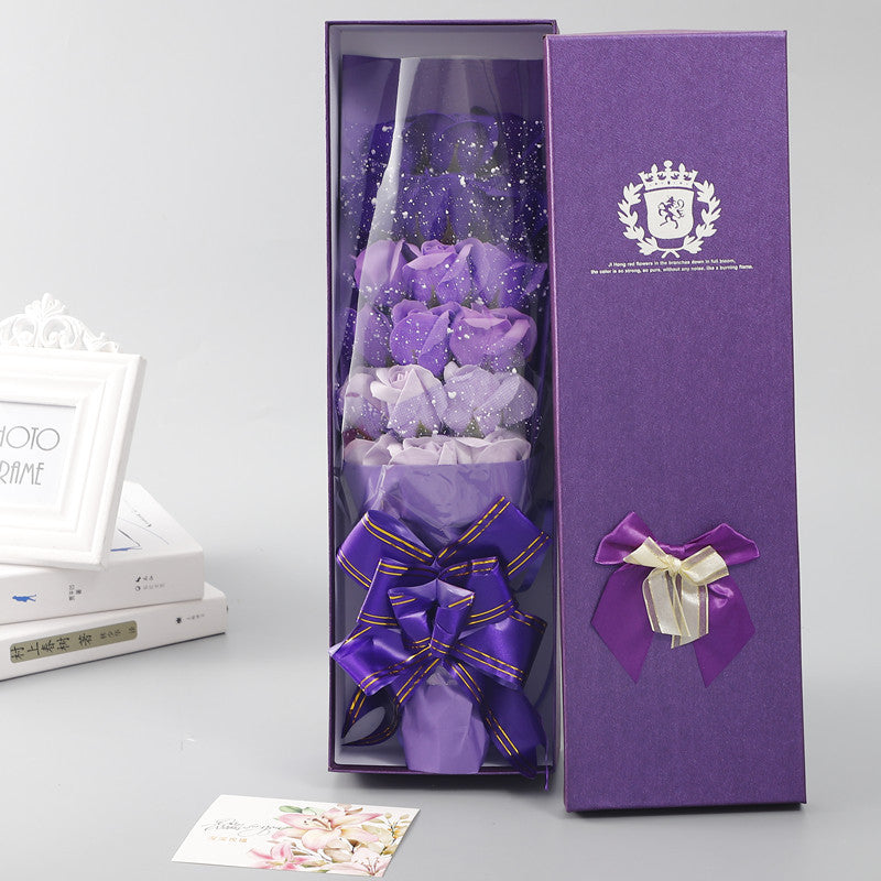 Soap Flower Bouquet | 18 Rose Gift for Thanksgiving, Christmas & Birthdays