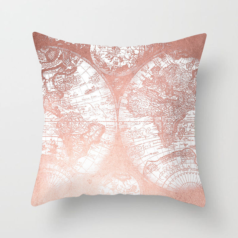 Soft Pink Decorative Cushion Cover