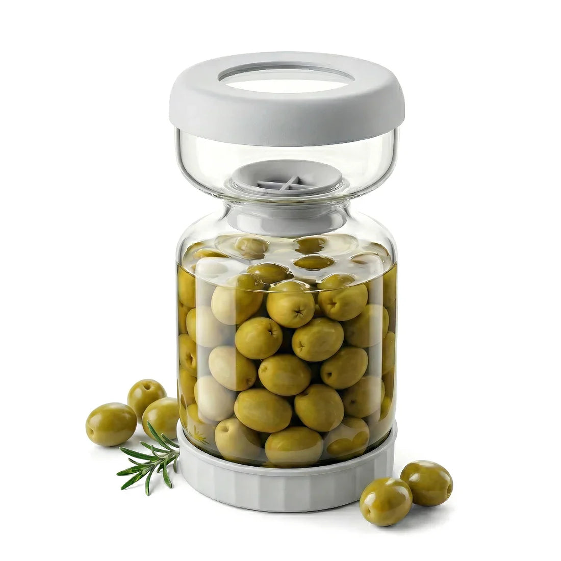 Homnoble Pickle and Olive Hourglass Jar